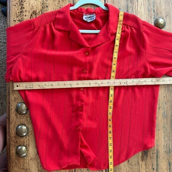 Vintage California Connection Red‎ Blouse - Picture 5 of 5
